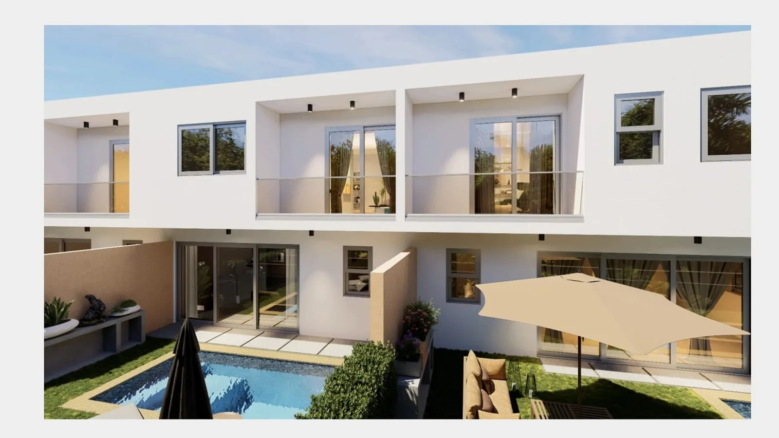 Townhouse avec piscine privée, photo 2