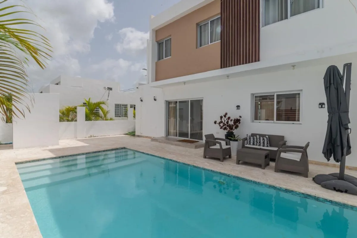 Haus in Bávaro, Higüey mit Schwimmbad und Garten, Foto 12