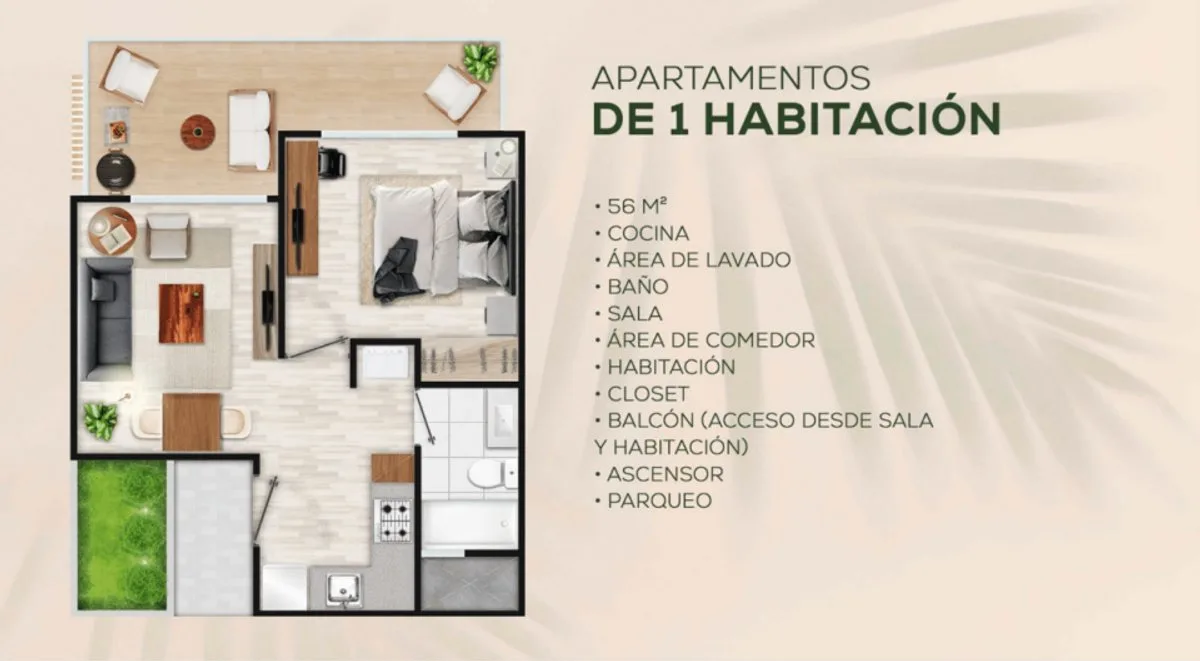 Appartement avec vue sur la piscine à 7PALMS, Vista Cana, photo 5