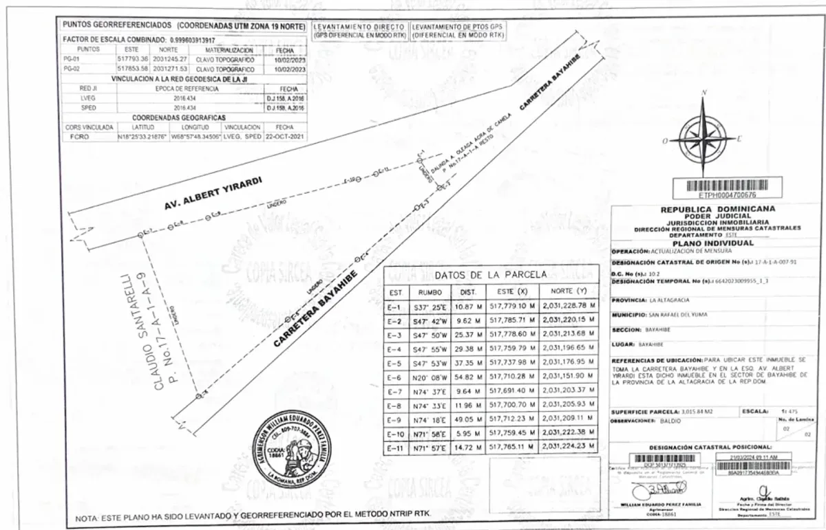 Terreno en Venta en intersección Bayahibe/Dominicus, 3016 m², foto 5