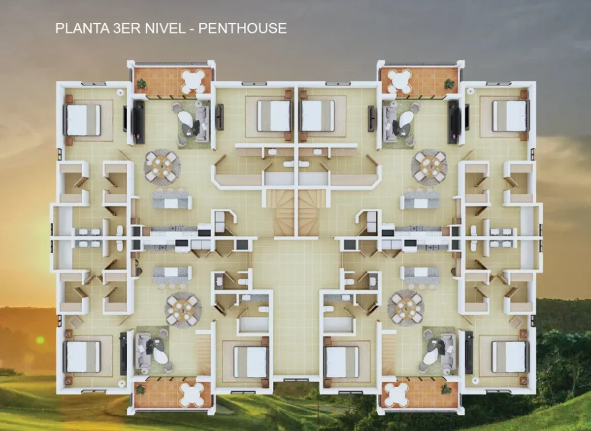 Appartement Moderne 3 Chambres à La Estancia Golf Resort, photo 6